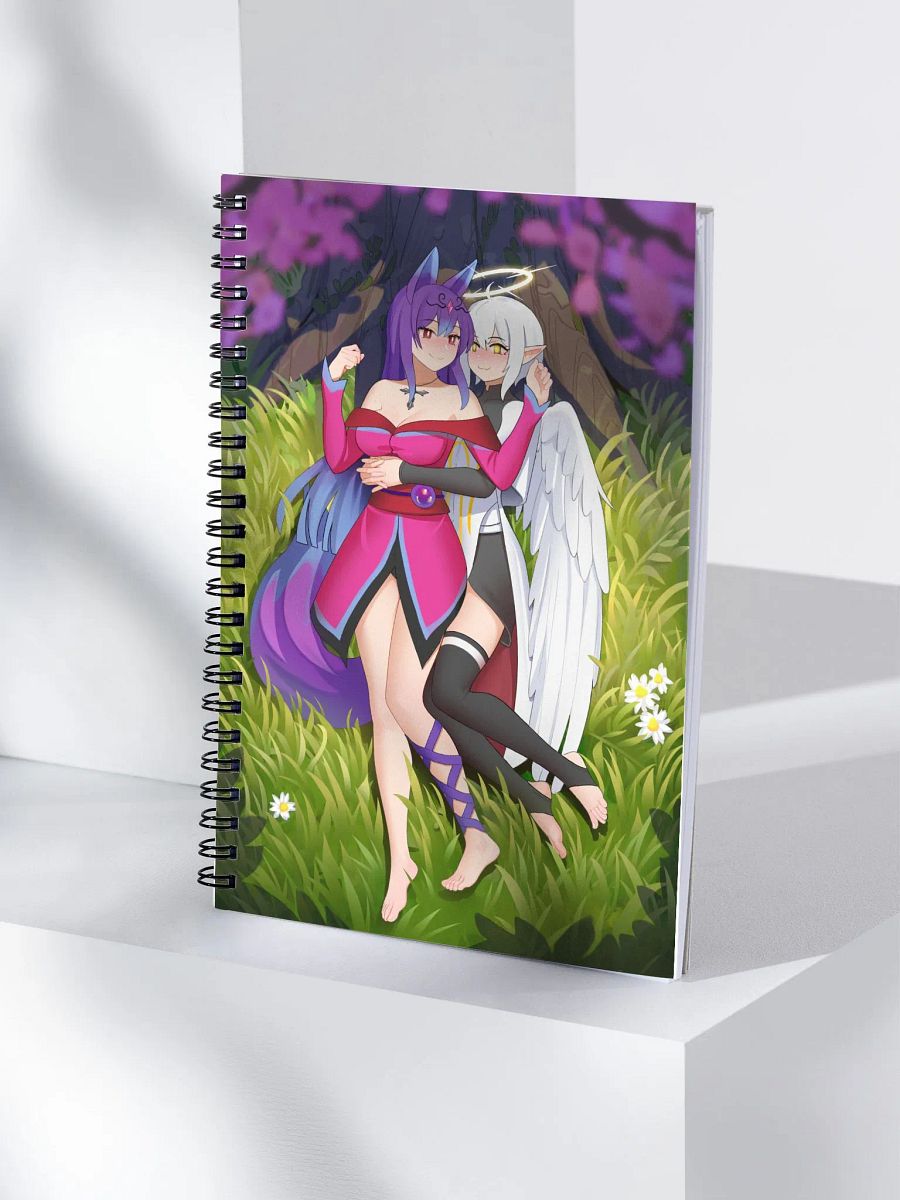 Cuddles under the Cherry Blossom notebook product image (4)