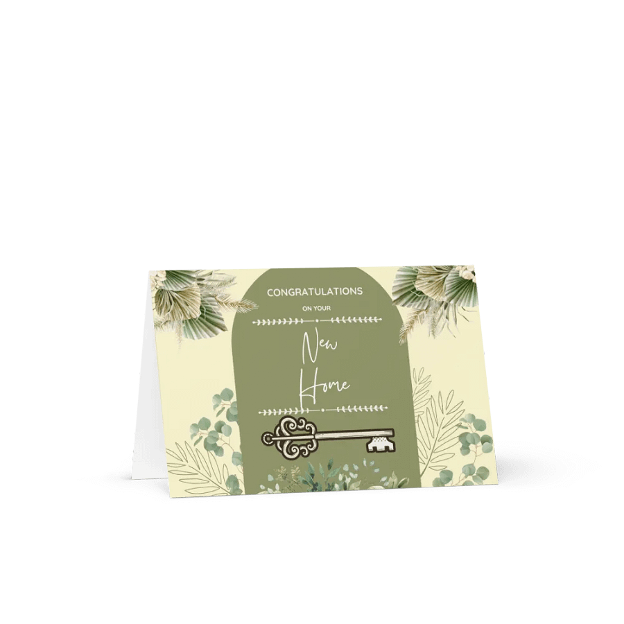 Elegant Congratulations on your New Home Card product image (2)