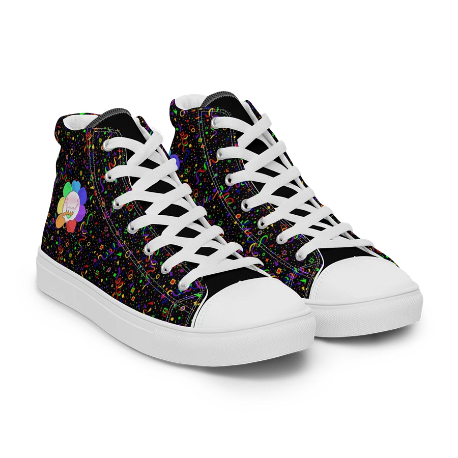 Black Arcade and White Flower Sneakers product image (27)