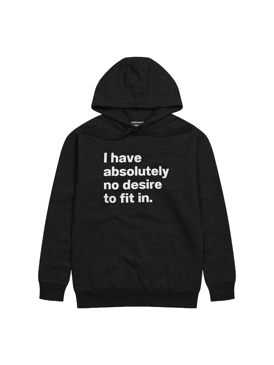 I have absolutely no desire to fit in. Unisex Hoodie product image (49)