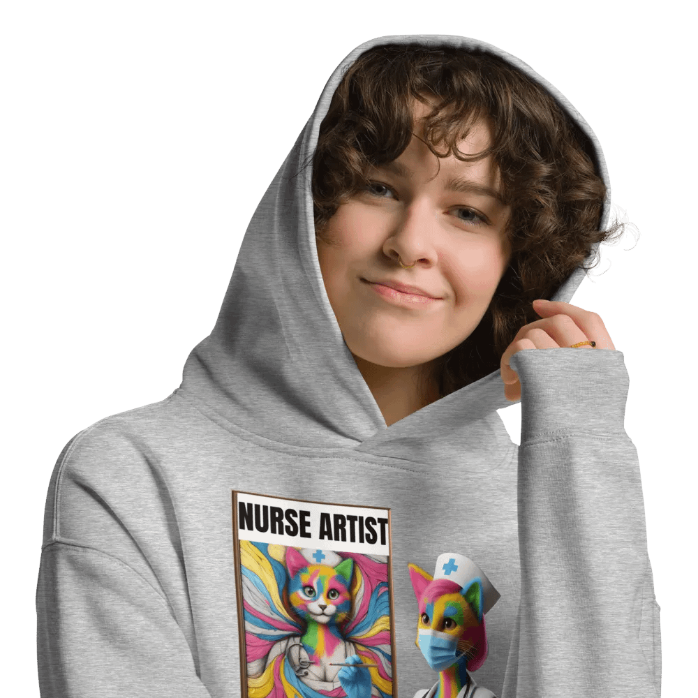 Whimsical Nurse Artist Oversized Hoodie product image (29)