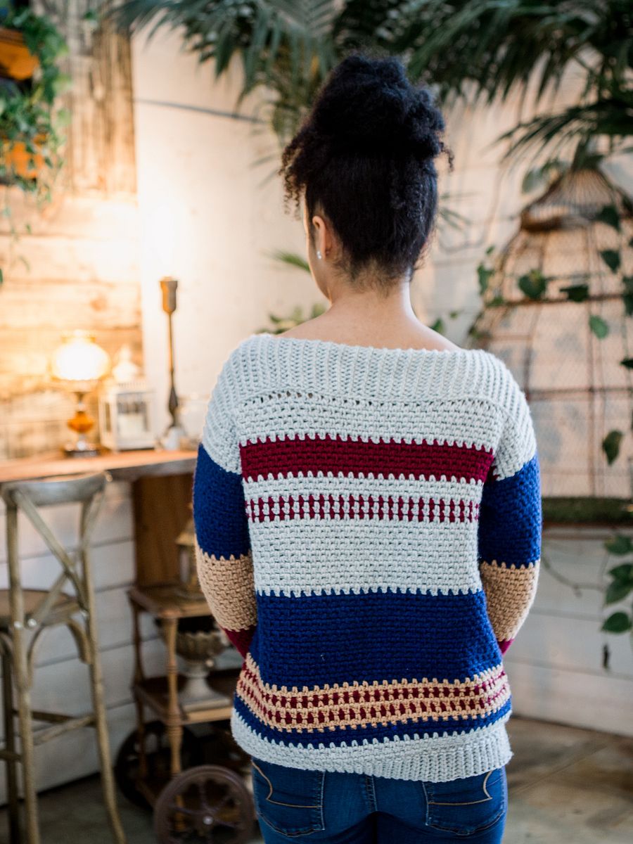 Gingersnap Sweater Crochet Pattern (9 sizes) product image (4)