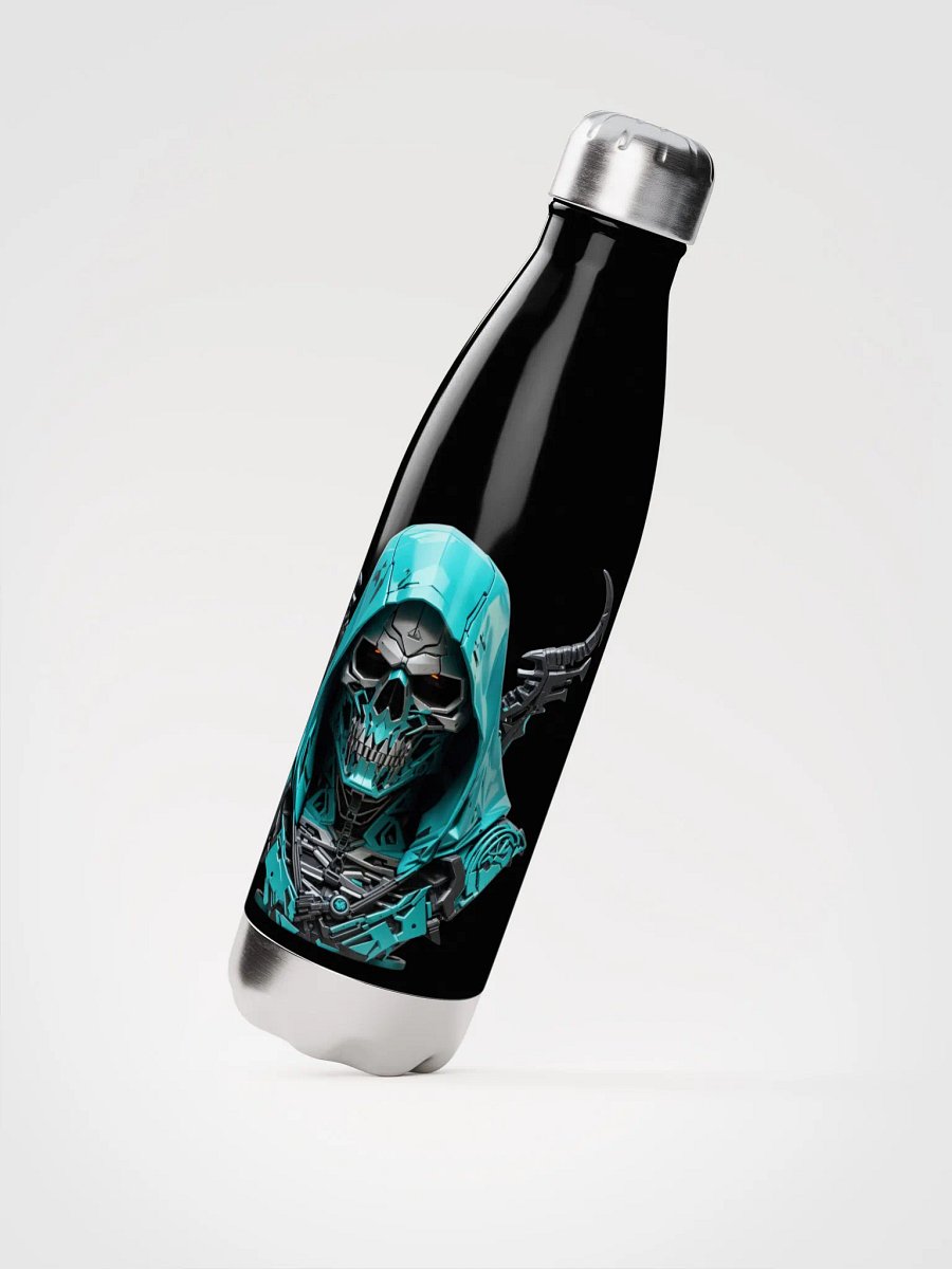 Cyber Skull Stainless Steel Water Bottle product image (2)