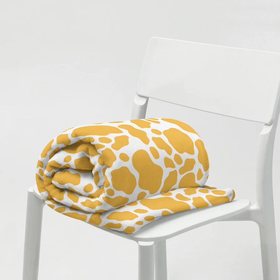 Cow Skin Blanket - Yellow & White product image (13)