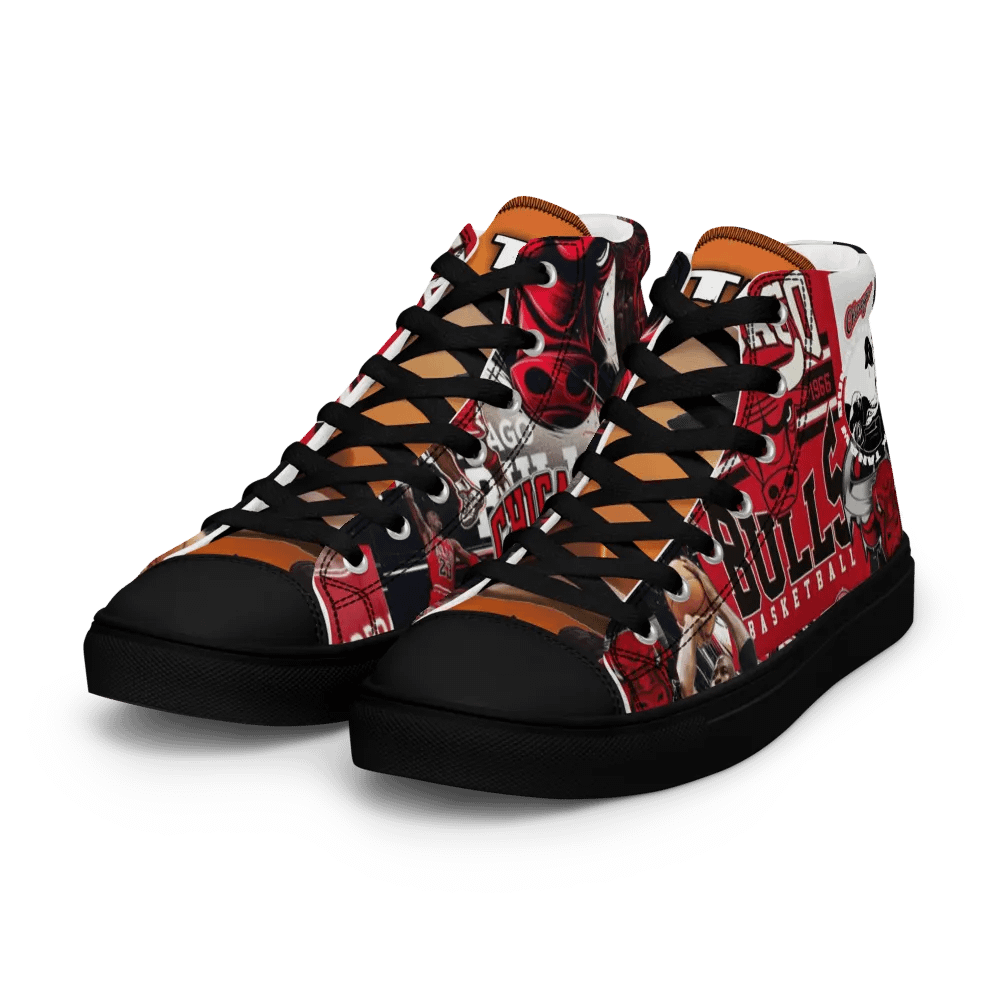 Buhay Tuklas Chicago Bulls Men's High Top Canvas Shoes product image (9)