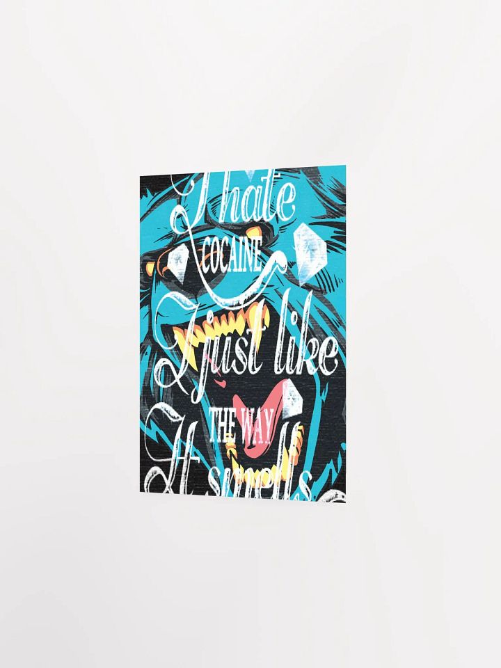 Cocaine Bear Illustration | Matte Poster product image (8)