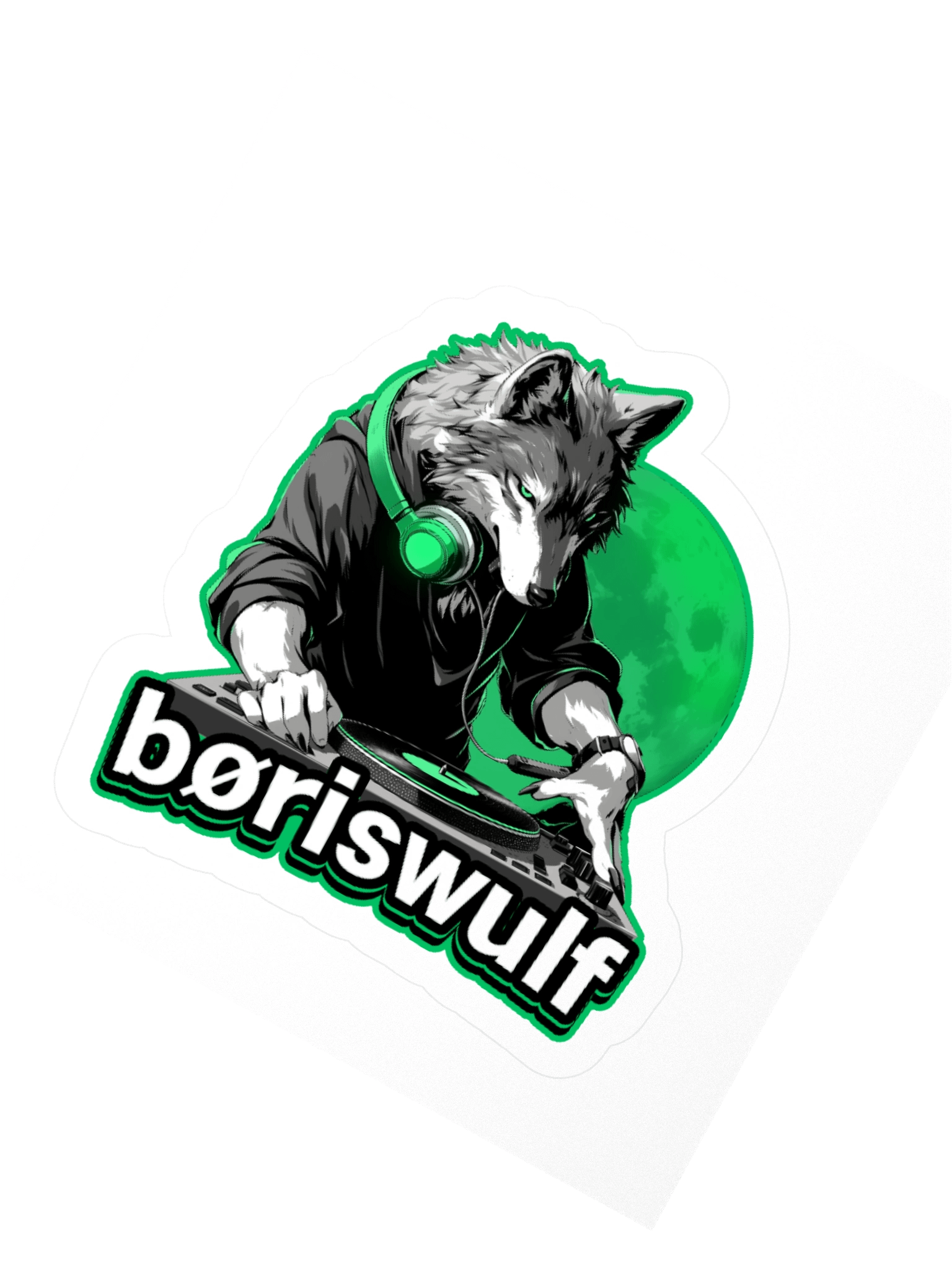 Howling Beats Kiss Cut Stickers product image (6)