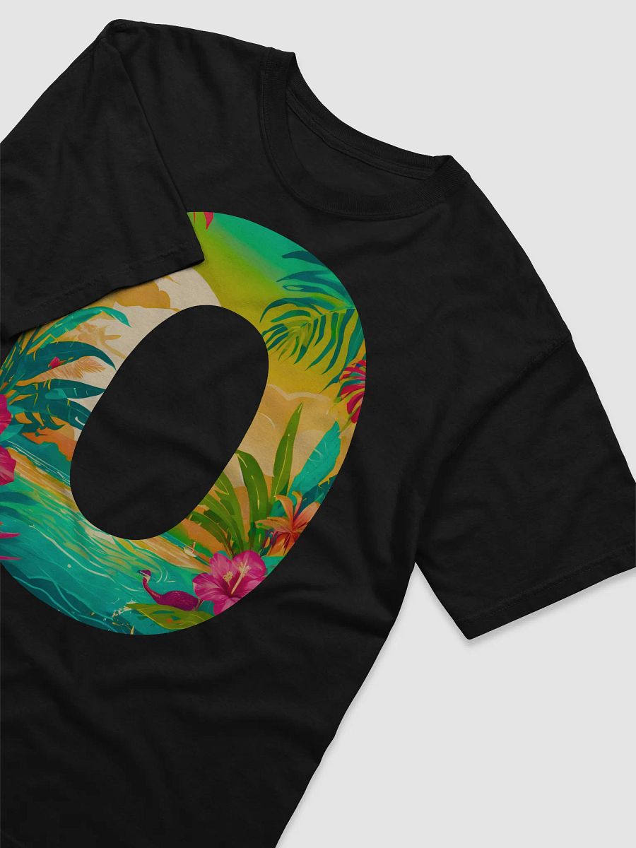 Tropical Sunset Paradise T-Shirt (Letter-O) product image (5)