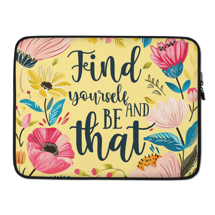 Find Yourself Motivation Laptop Sleeve product image (2)