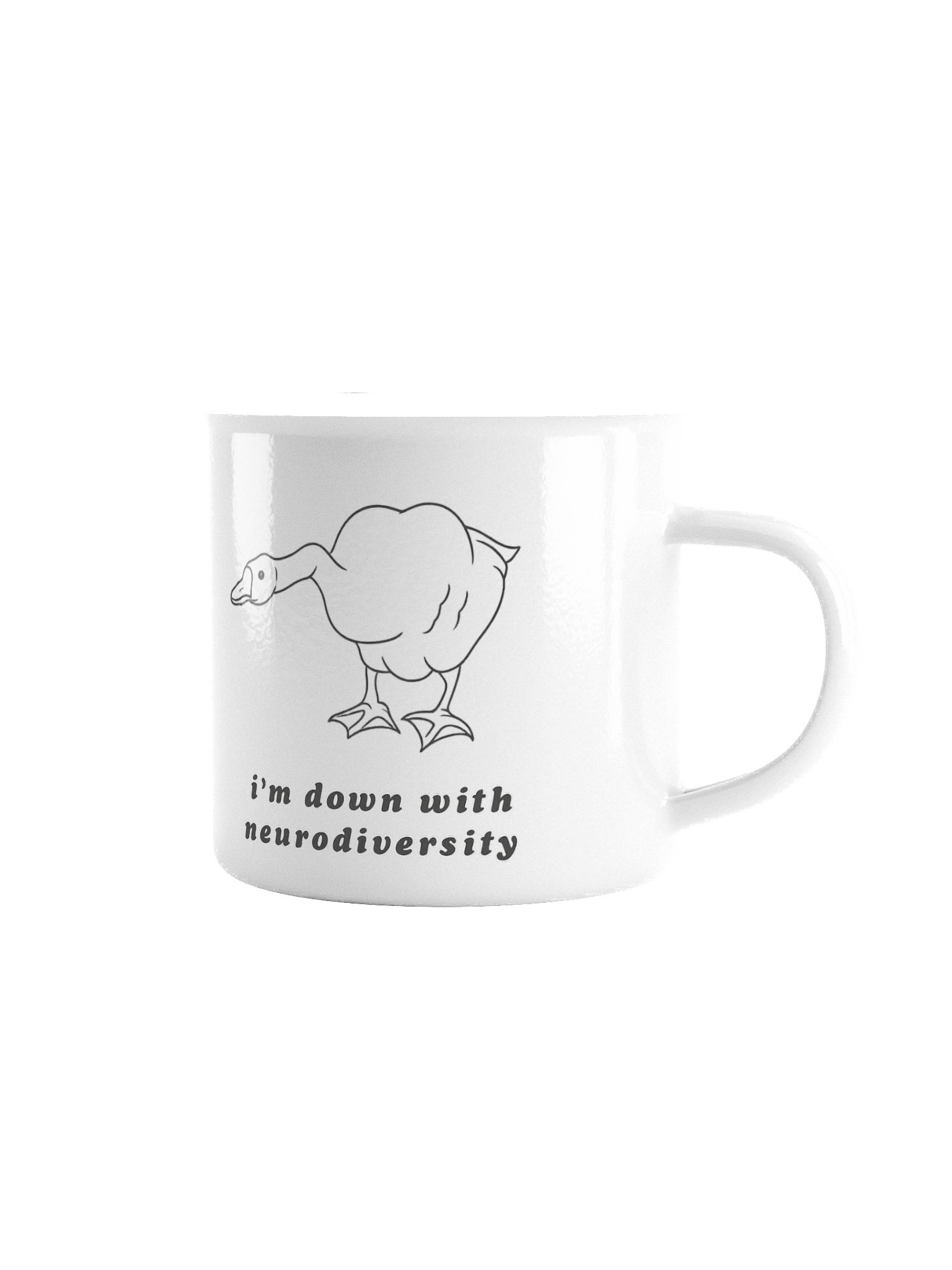 Are you down with neurodiversity, and love a good enamel camping mug? product image (1)