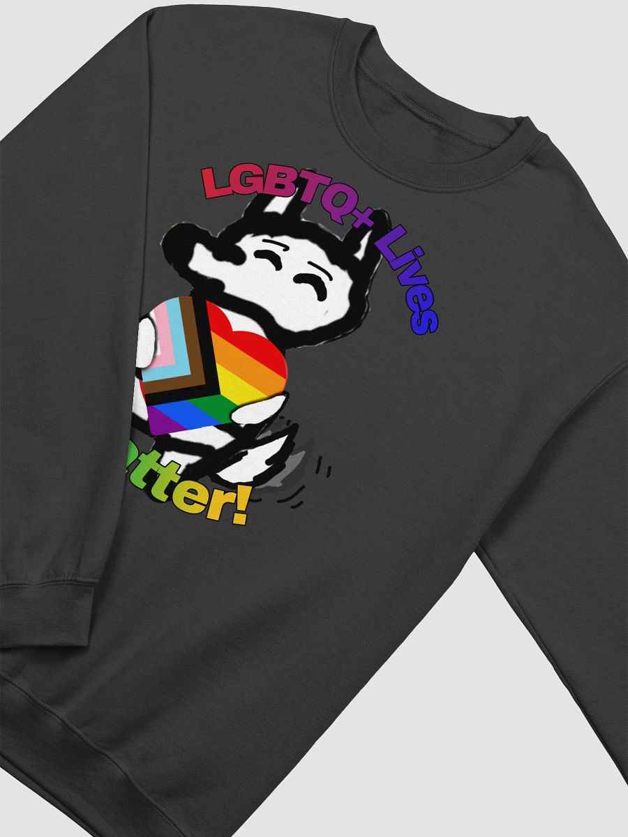 LGBTQ+ Lives Matter crewneck sweat shirt product image (16)