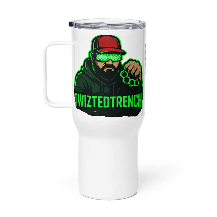 Neon Vibe Travel Mug - Athena Trench Edition product image (1)