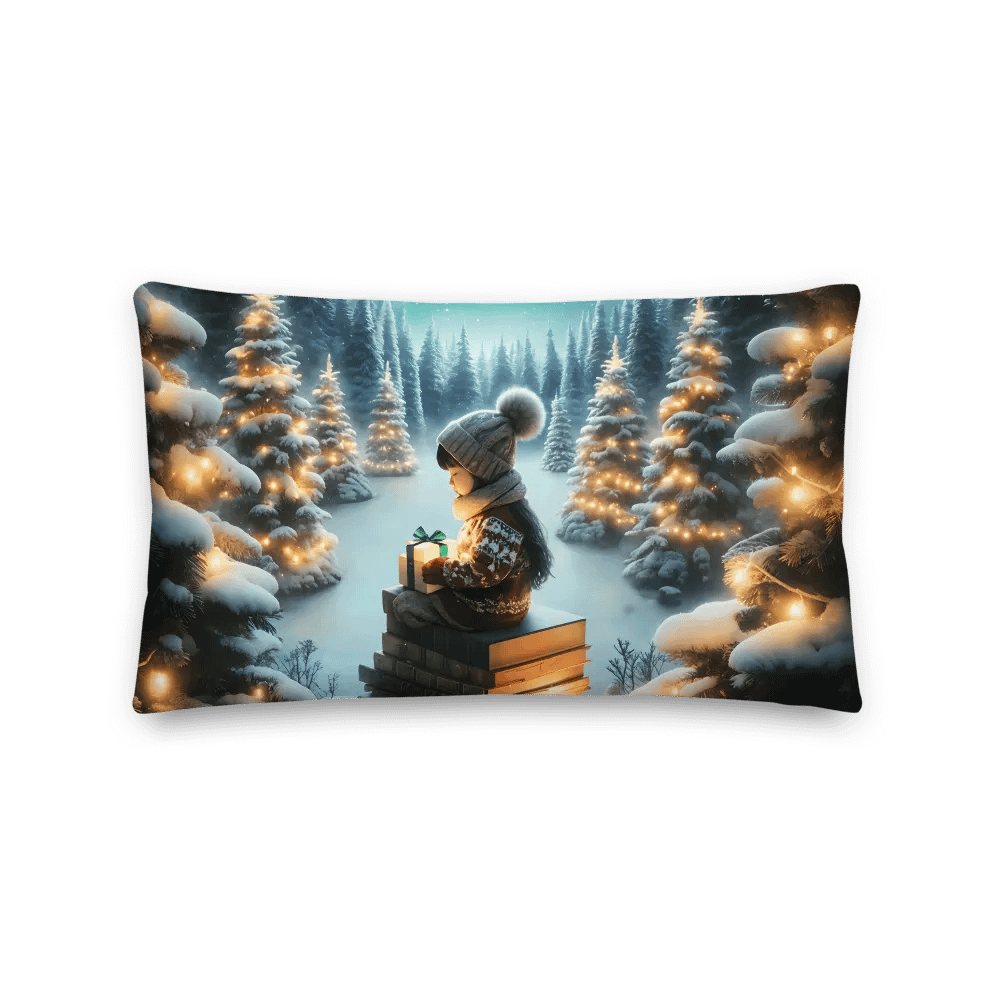 Enchanted Silence quiet Winter Dreams Pillow product image (2)