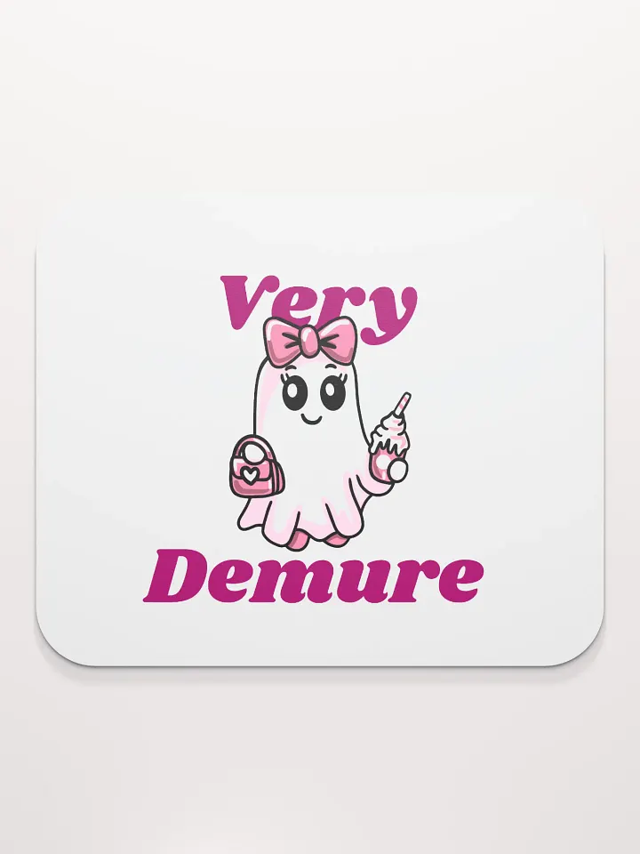 Very Demure Cute Ghost Classic Mouse Pad product image (1)