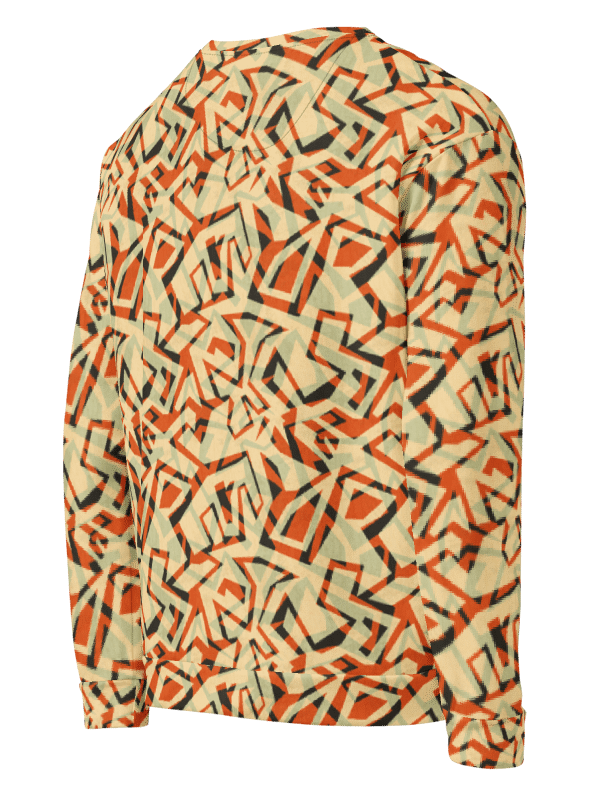 Orange Grunge 2 | Recycled Unisex Sweatshirt product image (3)