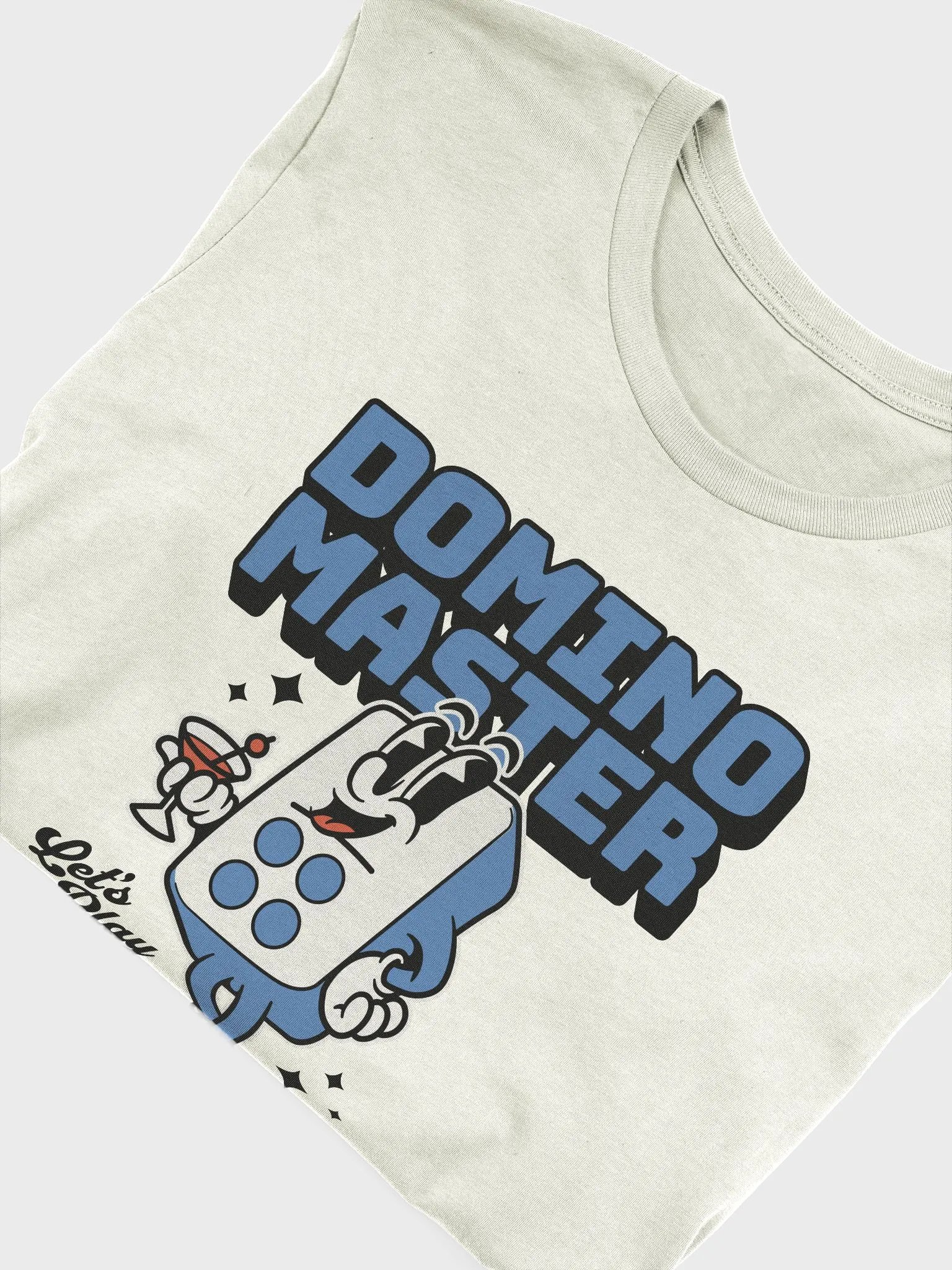 Domino master retro dice T-shirt, funny gamble retro Tee product image (5)