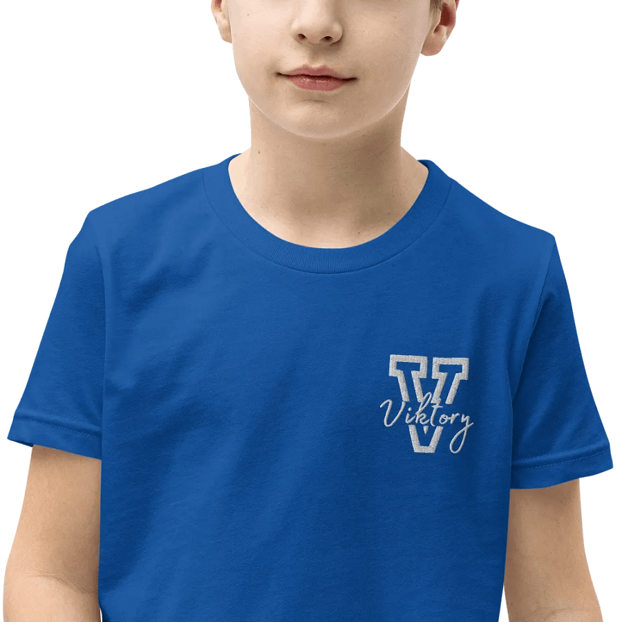 Kids Shirt Blue (white logo) product image (1)