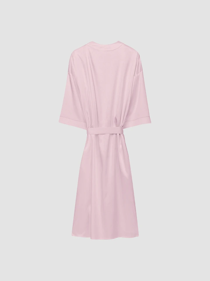 Cancer White on Pink Satin Robe product image (2)