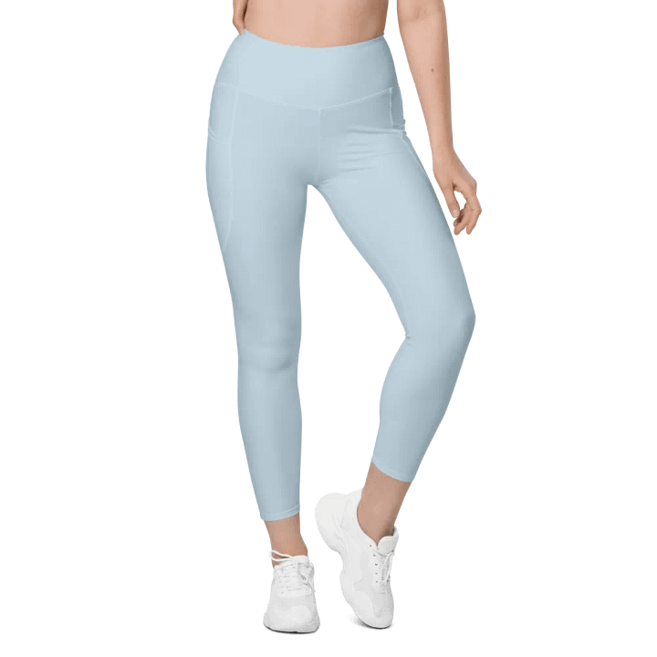 Serene Blue Leggings with Pockets product image (1)