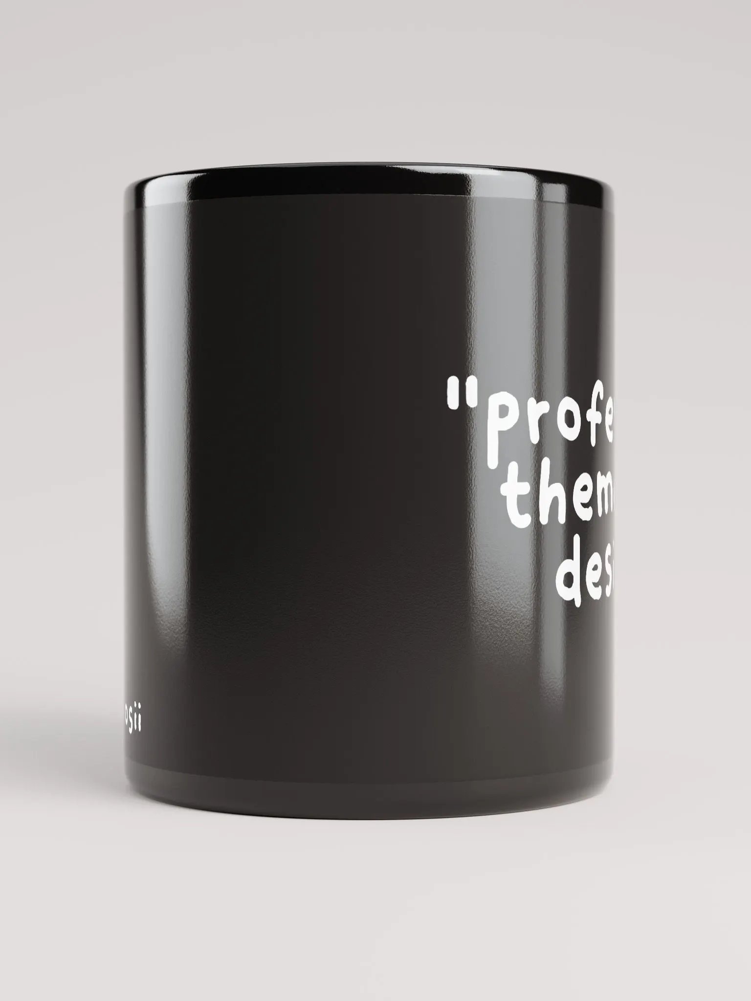 "Professional" Theme Park Designer Black Mug product image (5)