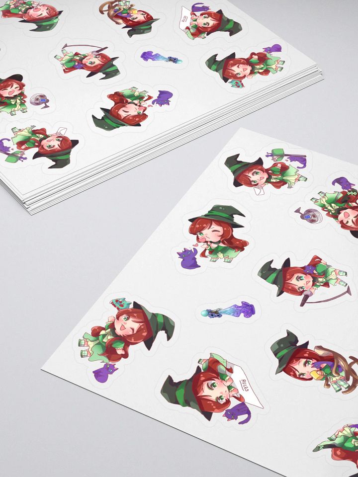Chibi Cath Sticker Sheet product image (2)