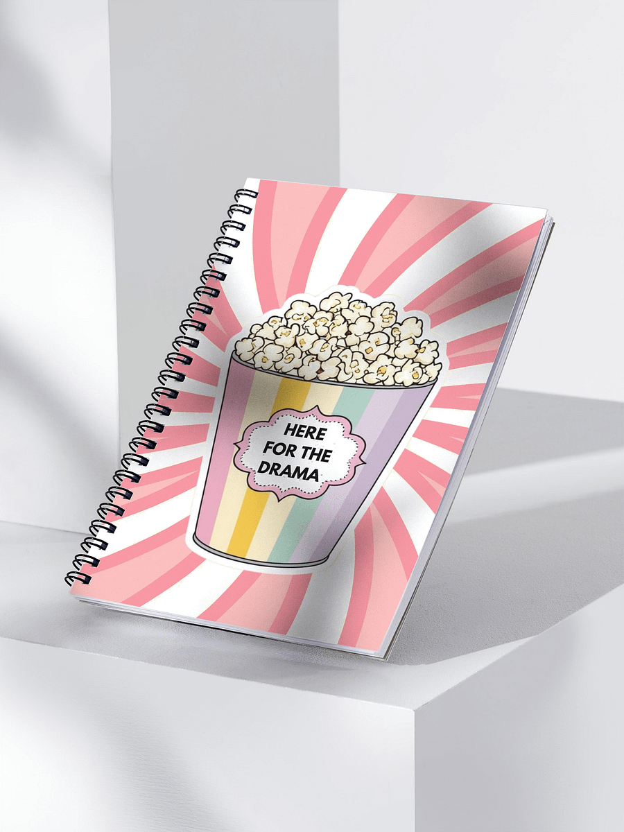 Here For The Drama Spiral Notebook product image (3)