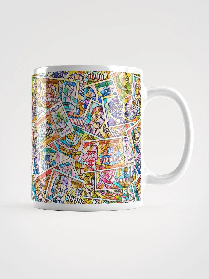 Jugoslovenski inflatorni dinar 1993 (Kolaž/mozaik) White Glossy Mug product image (1)