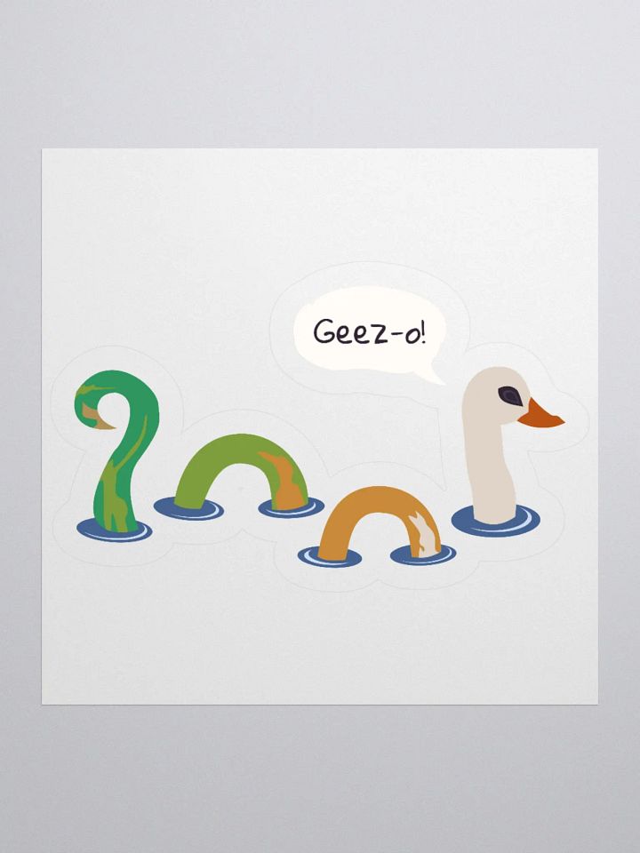 Lost Records: Bloom & Rage Loch Ness Swannster Sticker product image (1)