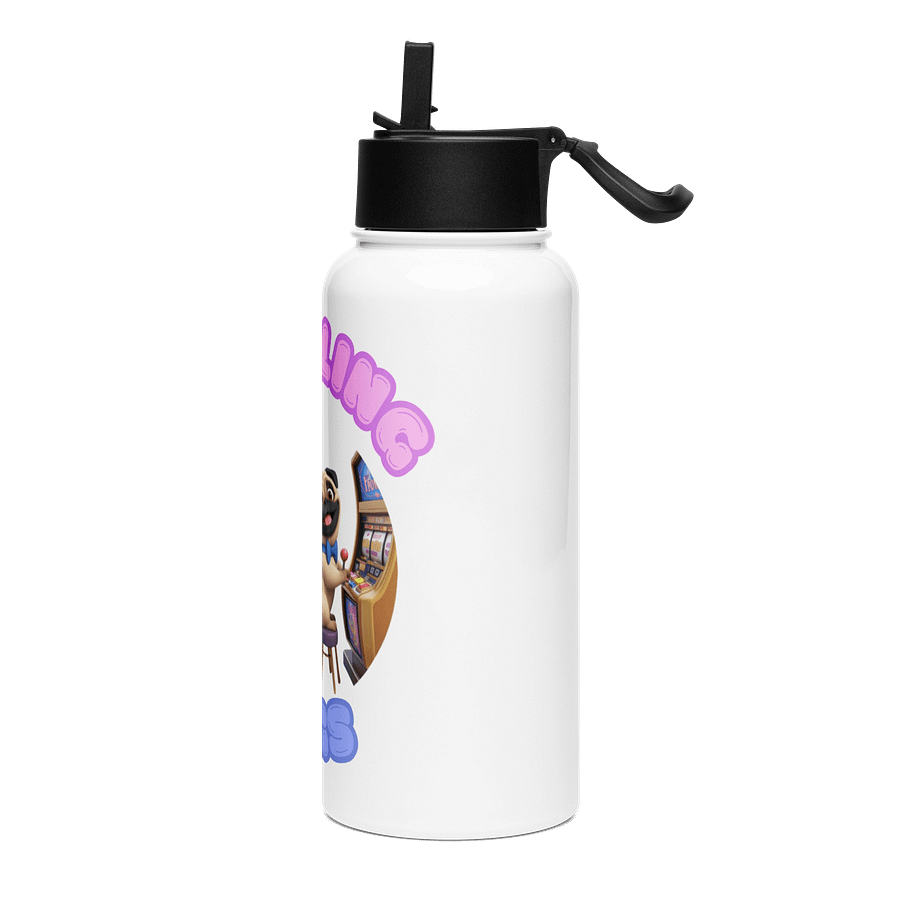 Pug Luck Stainless Steel Water Bottle product image (3)