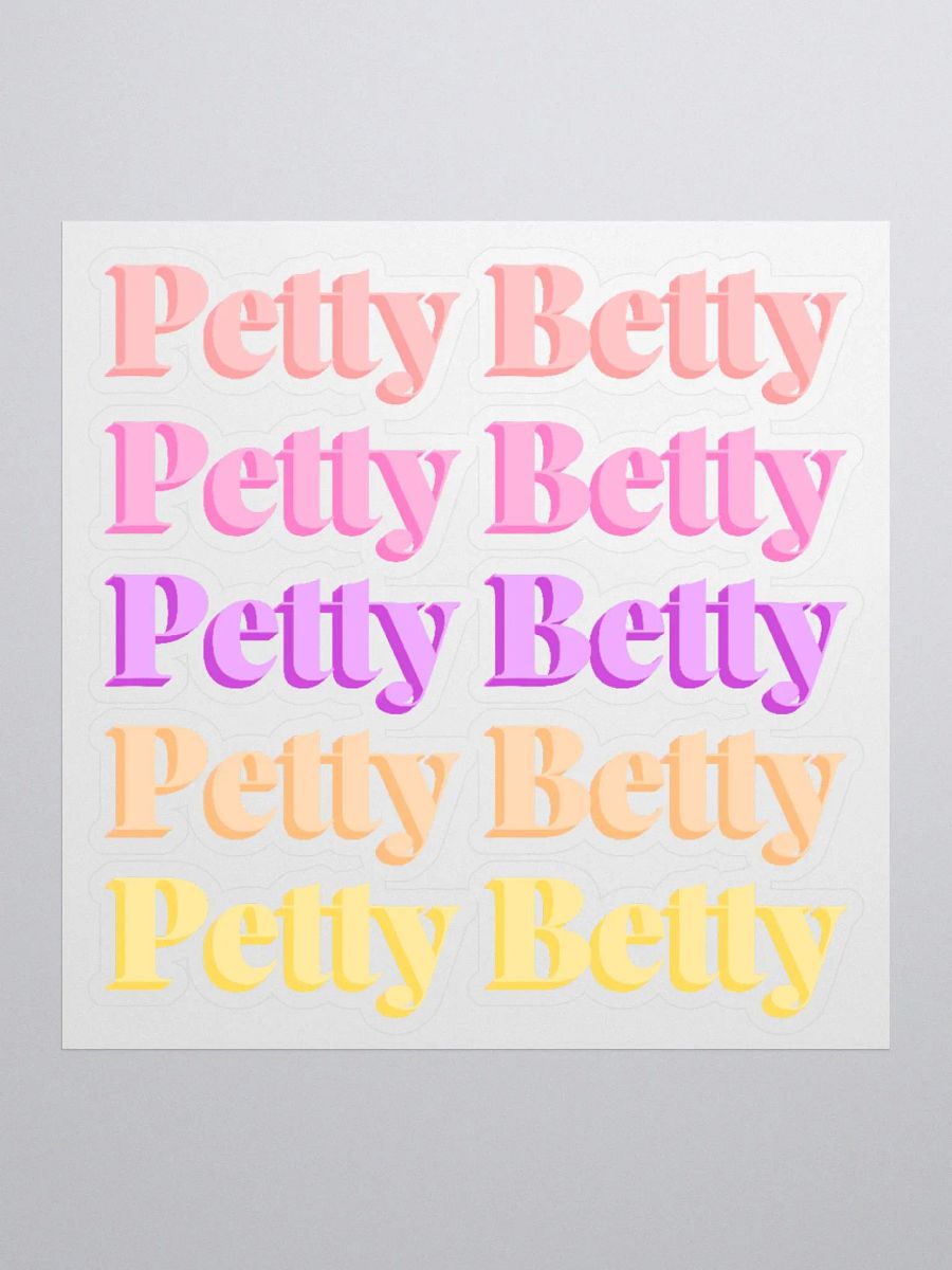 Petty Betty Sticker - Multi product image (1)