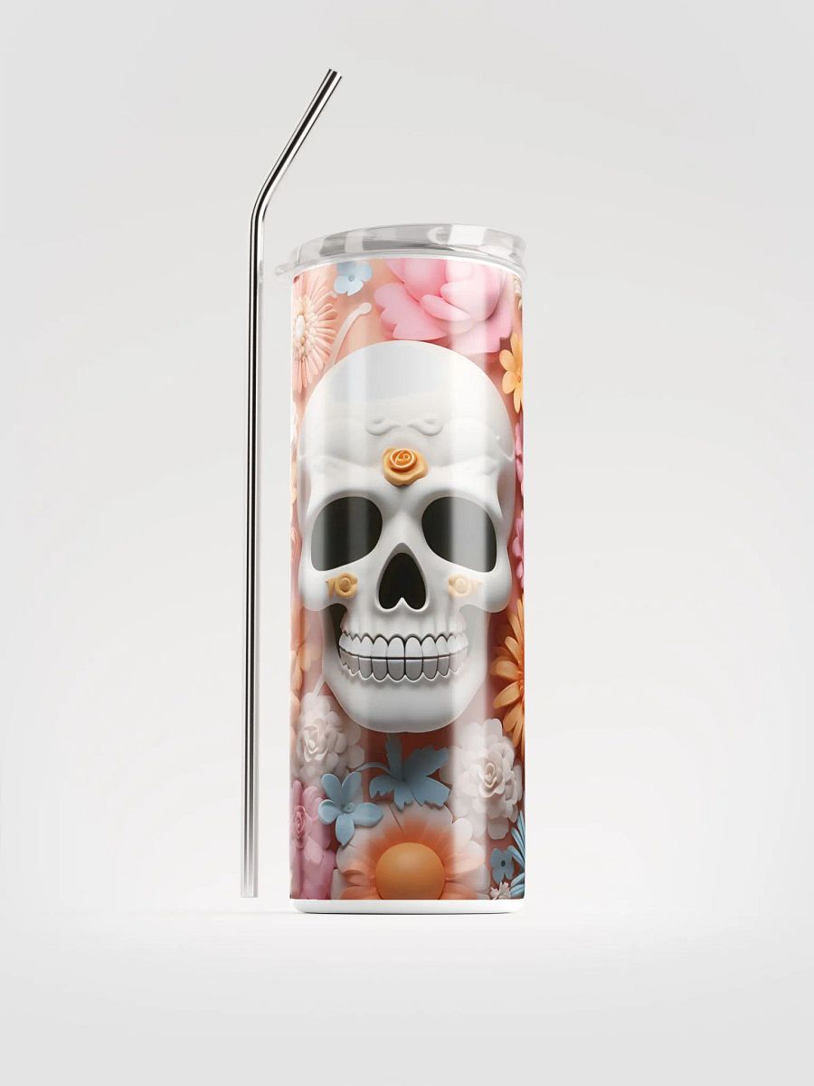 Floral Skull Tumbler product image (1)