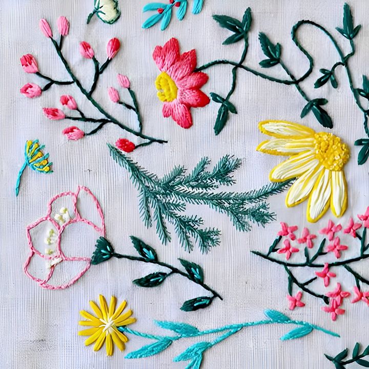 Flower field - ANC0003-78 - Downloadable PDF product image (1)