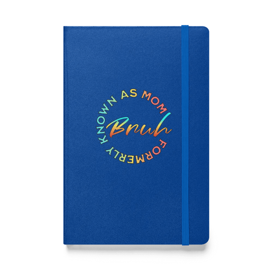 Formerly Known As Mom Bruh Hardcover Notebook product image (1)
