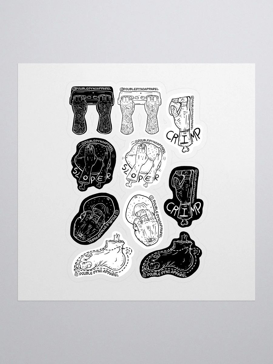 Rock climbing sticker pack 1 product image (1)