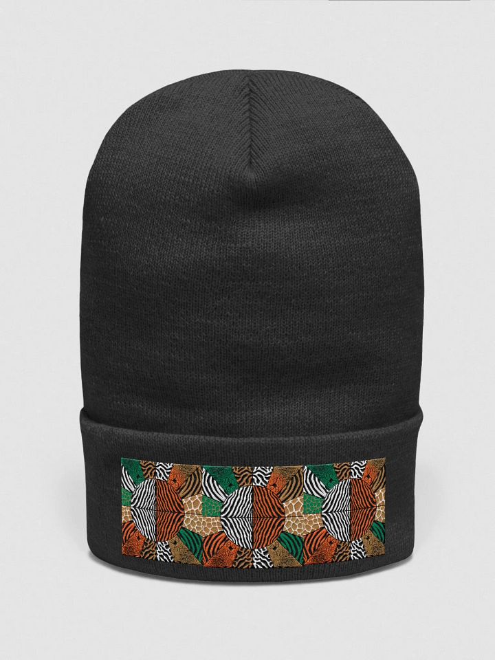 Wild Mosaic Cuffed Beanie product image (1)