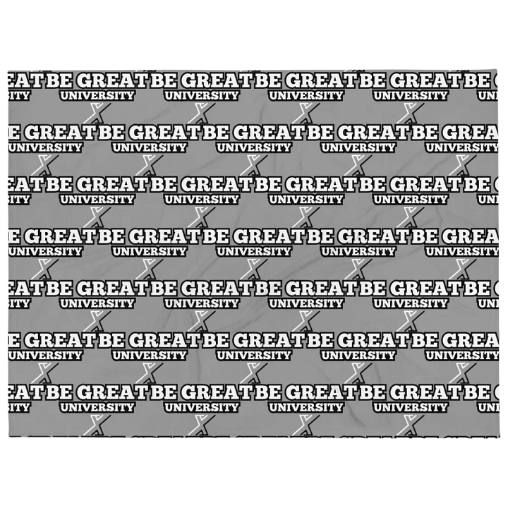 BE GREAT UNIVERSITY BLANKET product image (1)