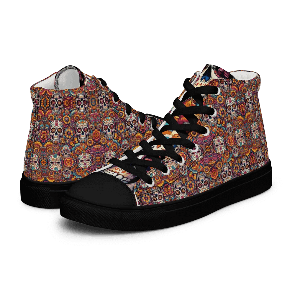 Mexican Skull symphony High Tops product image (10)