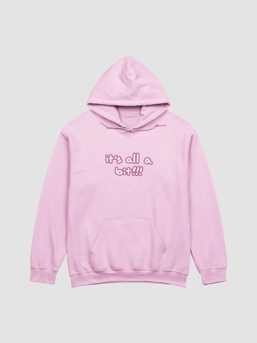 “It’s all a bit!!!” (lined design, #CB6398) classic hoodie product image (38)