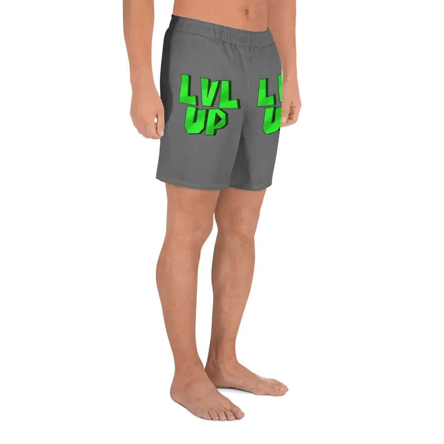 LVL UP Mens Grey Workout Shorts product image (2)