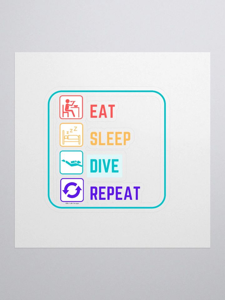 Eat Sleep Dive Repeat - Stickers product image (1)