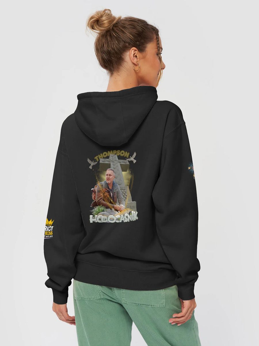 Crowned Patriot Streetwear Hoodie Thompson Hodočasnik product image (4)