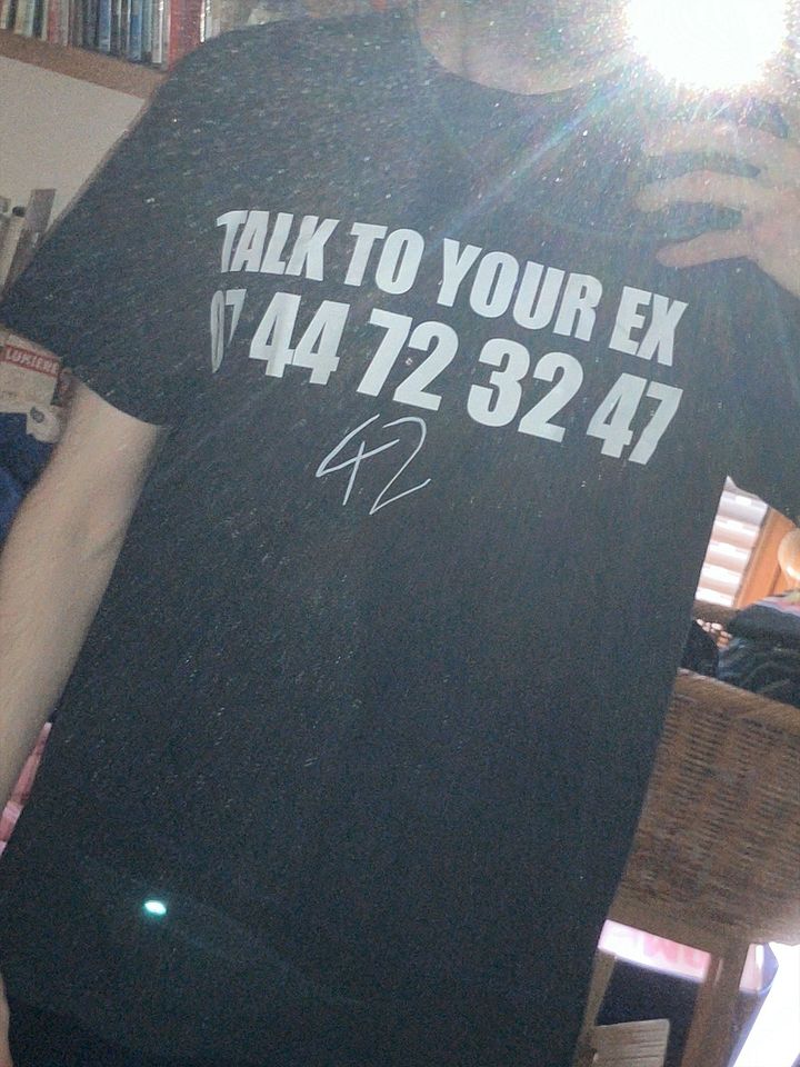 [LTOADM_02] : "TALK TO YOUR EX" T-SHIRT product image (1)