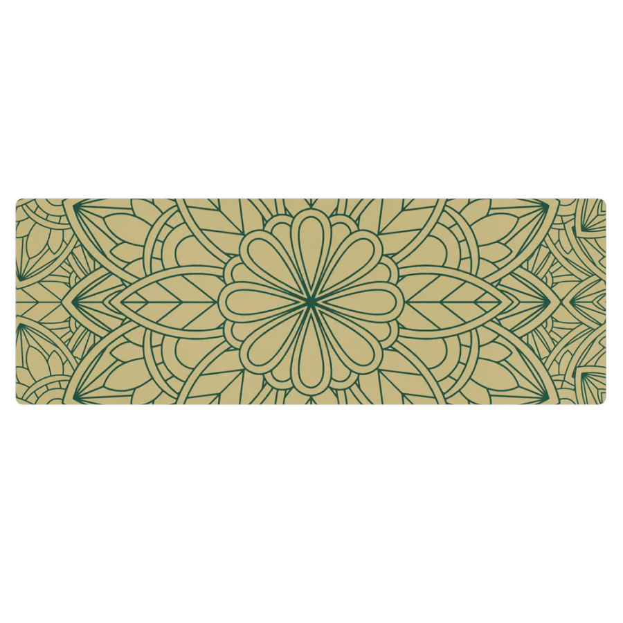 Elegant Earthy Mandala Yoga Mat product image (1)