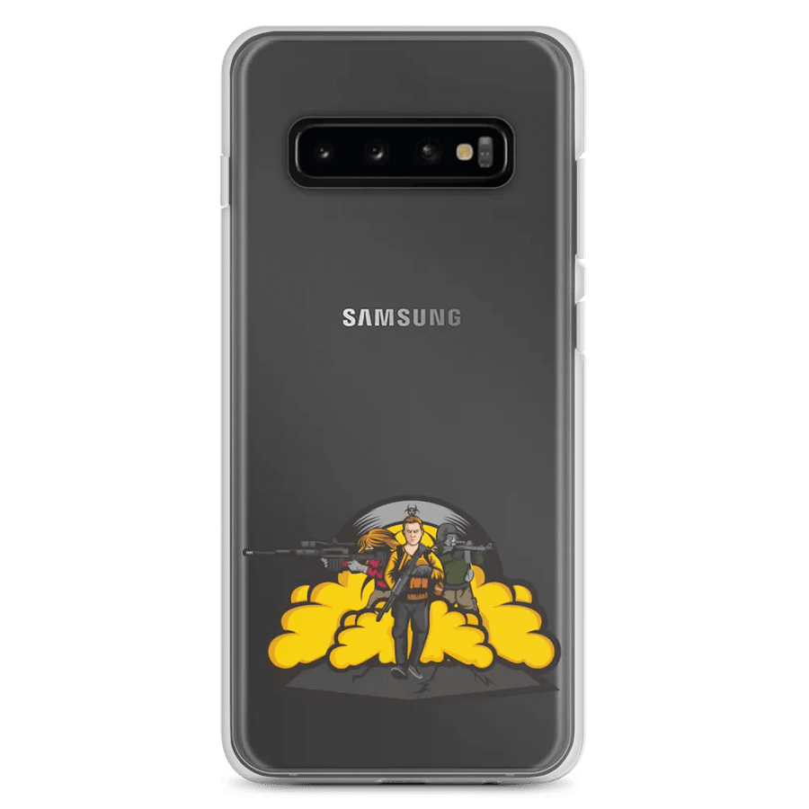 Apocalyptic Death Squad Clear Samsung Case product image (2)
