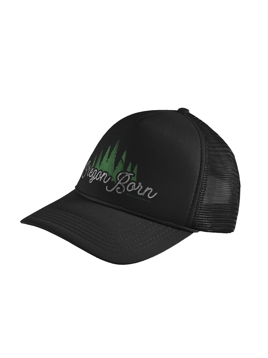 Oregon Born with Trees Foam Trucker Hat product image (2)