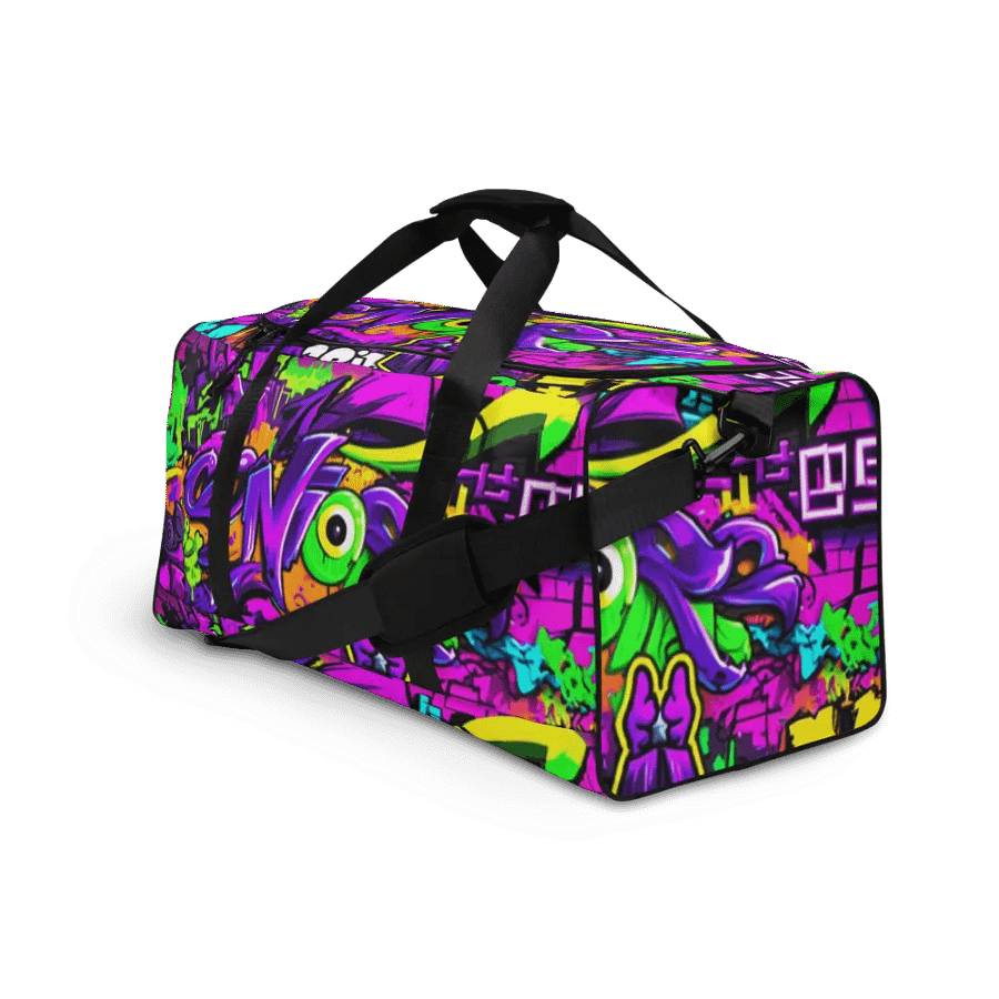 Urban Style: Graffiti Duffel Bag - The Ultimate Gym Companion product image (6)