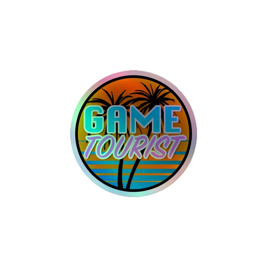 Game Tourist Holographic Sticker product image (1)