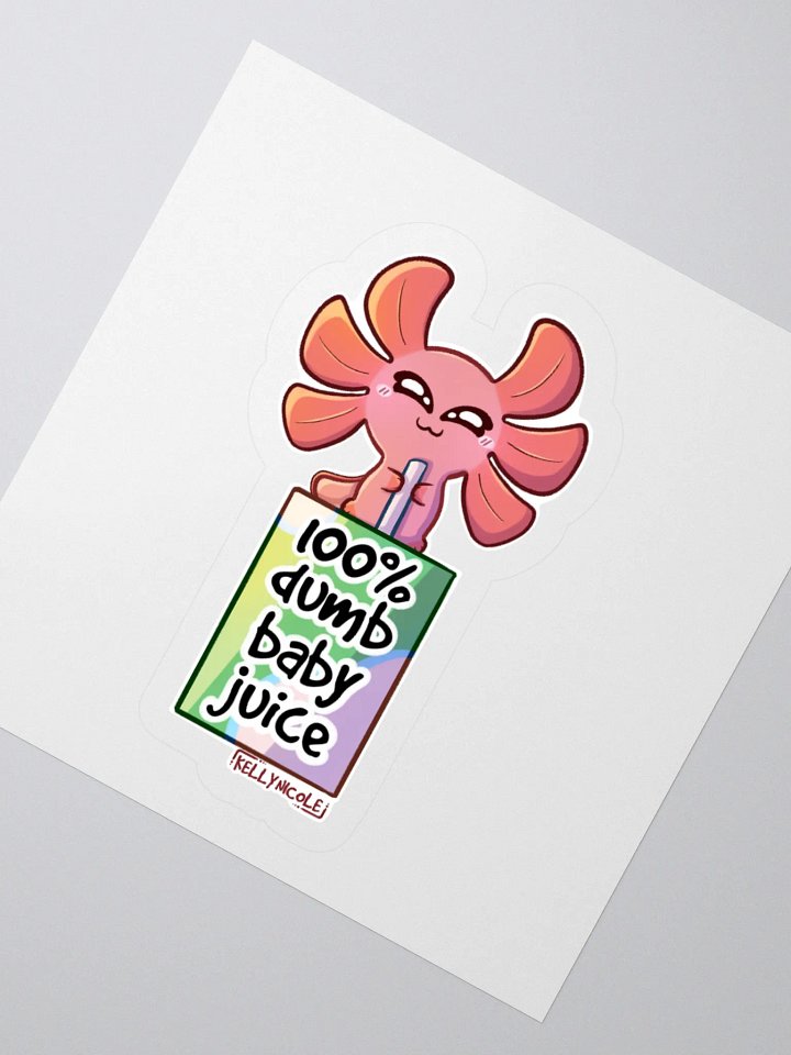 100% Dumb Baby Juice Spud Sticker product image (4)