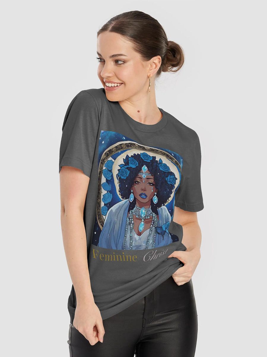 Mary Magdalene Blue Rose Cult Soft Bella T-shirt product image (8)