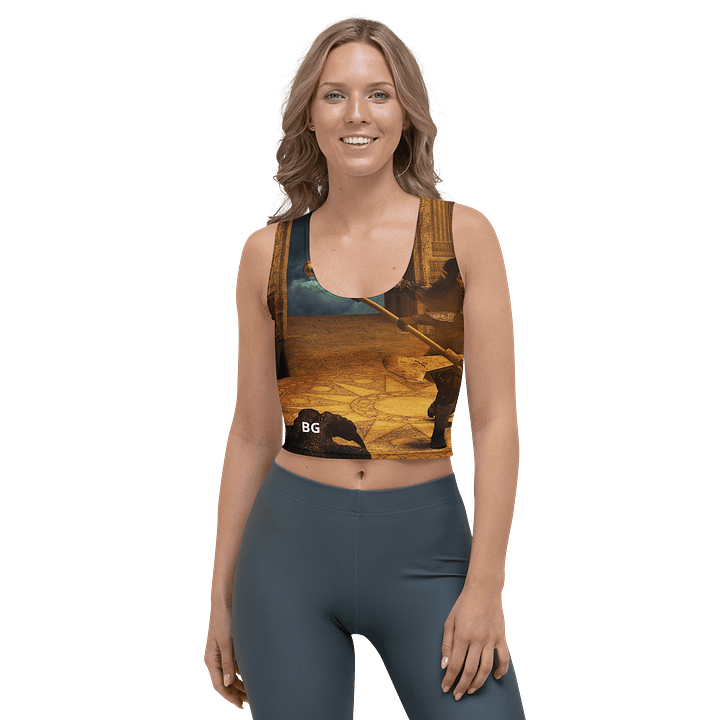 'Elven Stories - Warriors Cry Too' Crop Top product image (1)